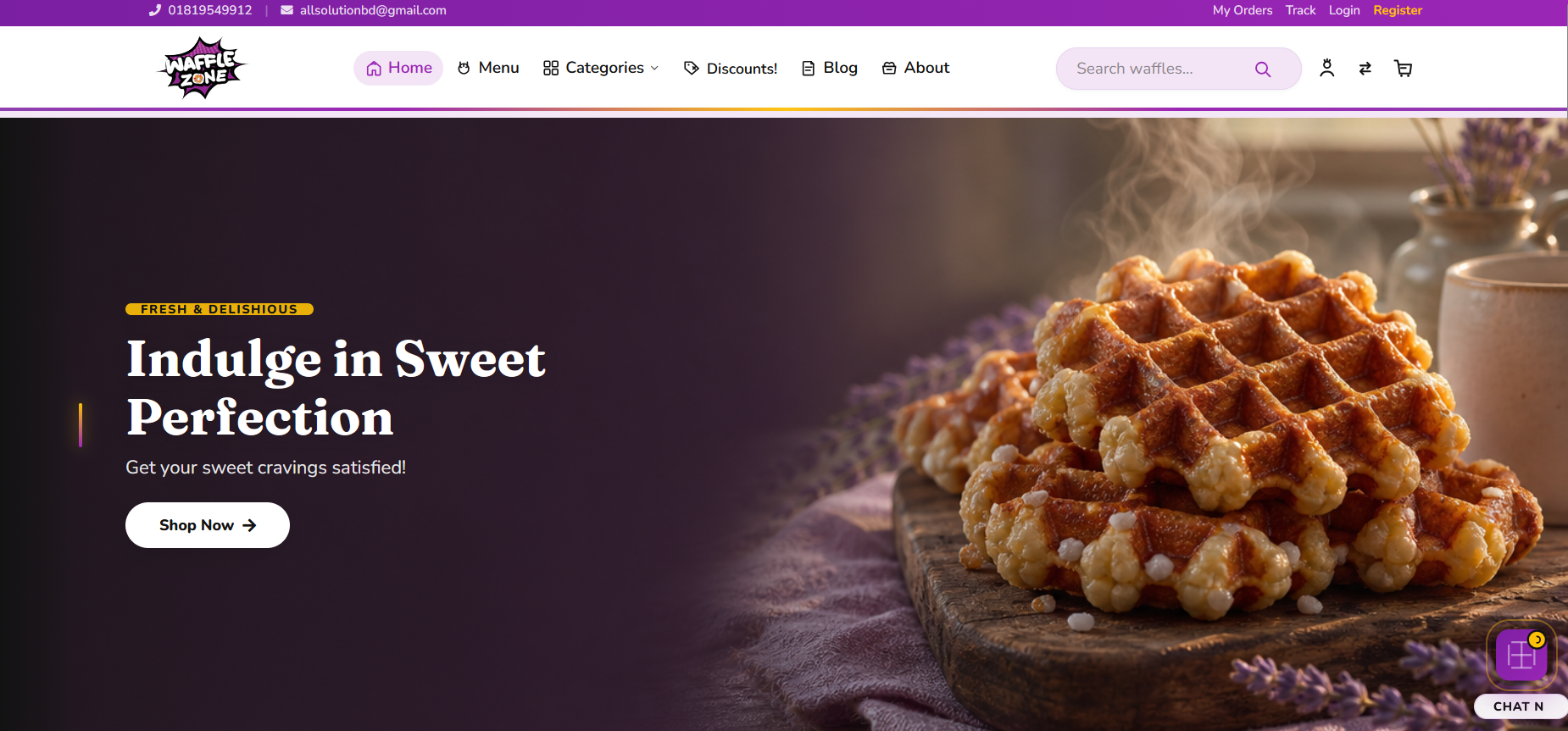 WaffleZone — POS & inventory