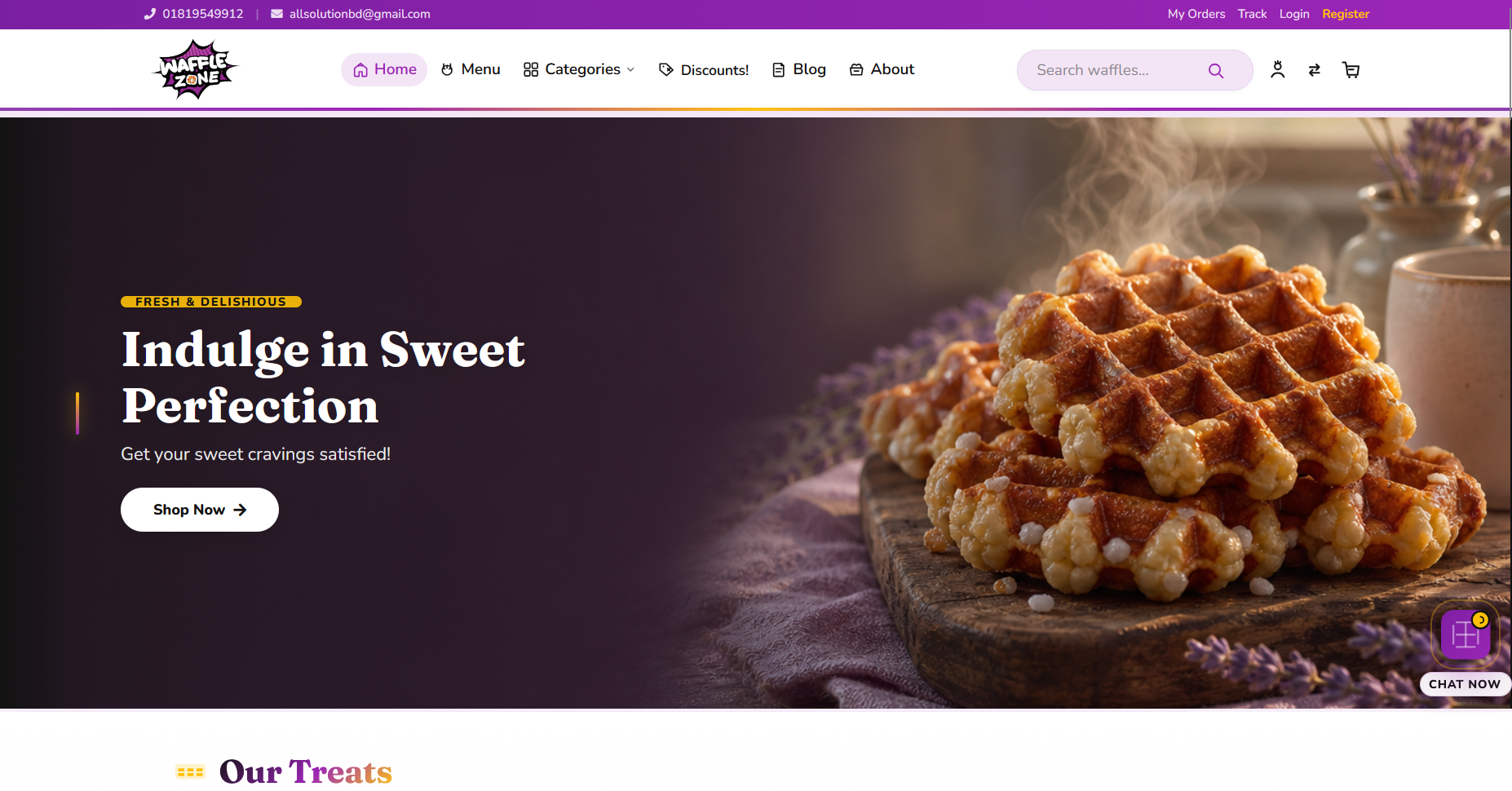 WaffleZone — POS & inventory
